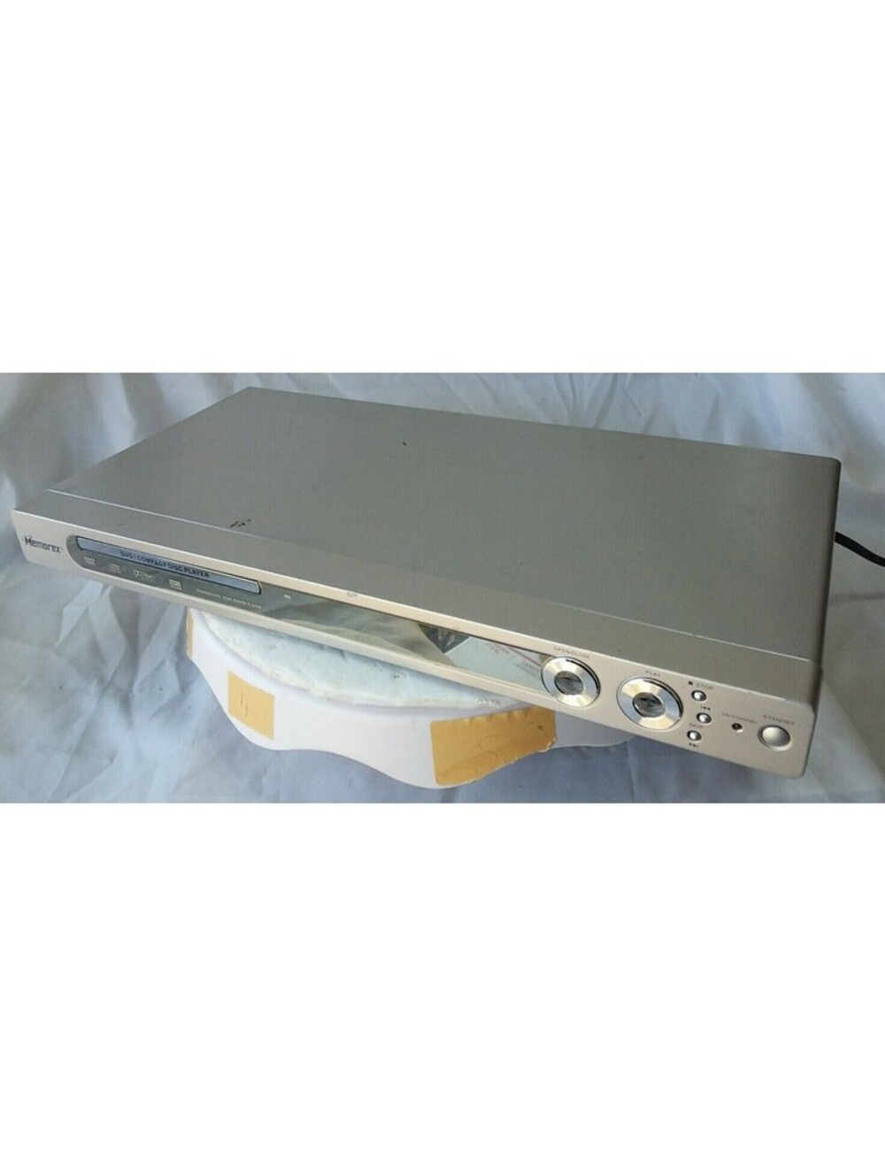 Memorex MVD2042 DVD CD Player Progressive Scan Multi-Format Black Tested Works